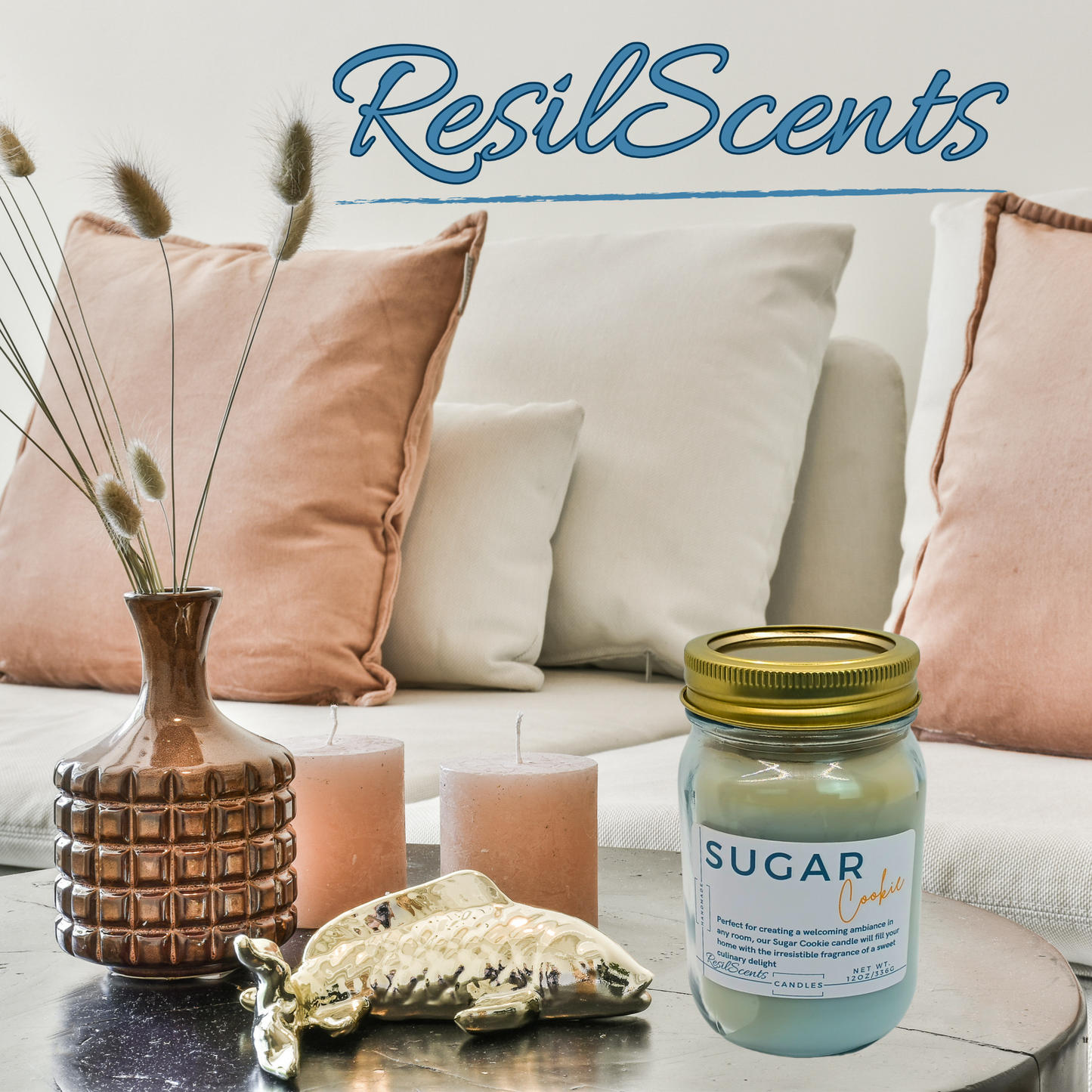 Sugar Cookie Peace Candle – Warm & Sweet Aroma | A Perfect Spring Candle Gift