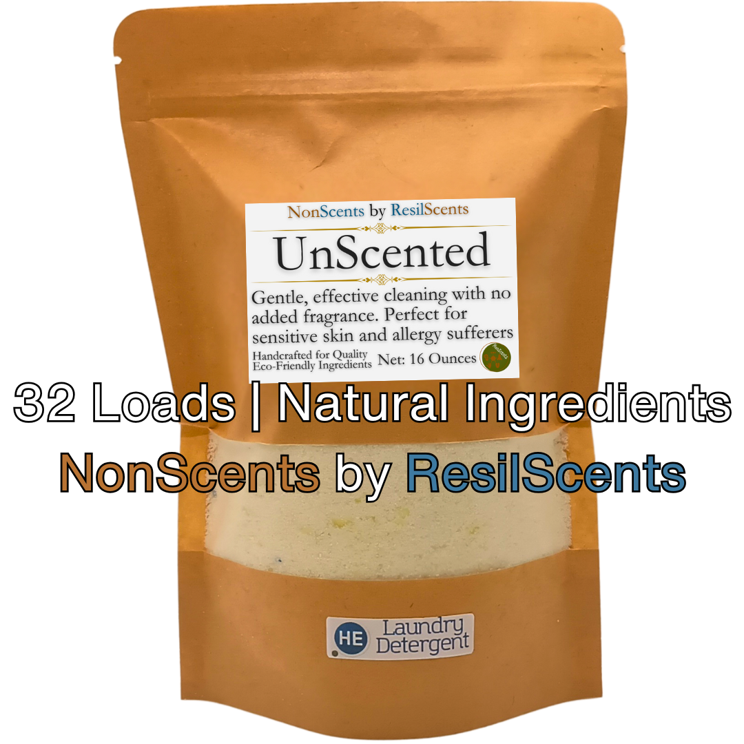 🧴 NonScents Laundry Detergent – Unscented Powder | ResilScents™
