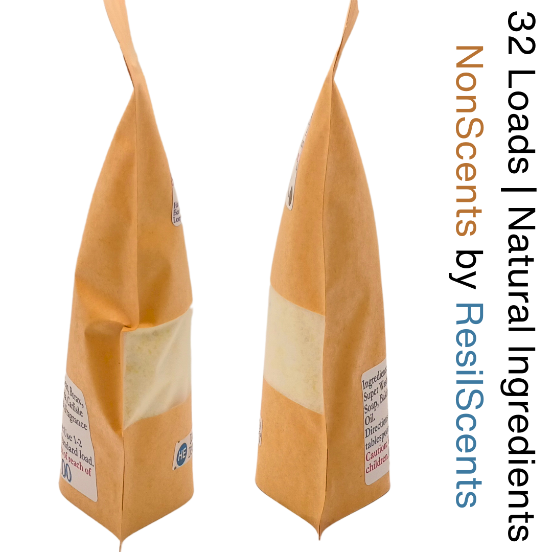 🧴 NonScents Laundry Detergent – Unscented Powder | ResilScents™