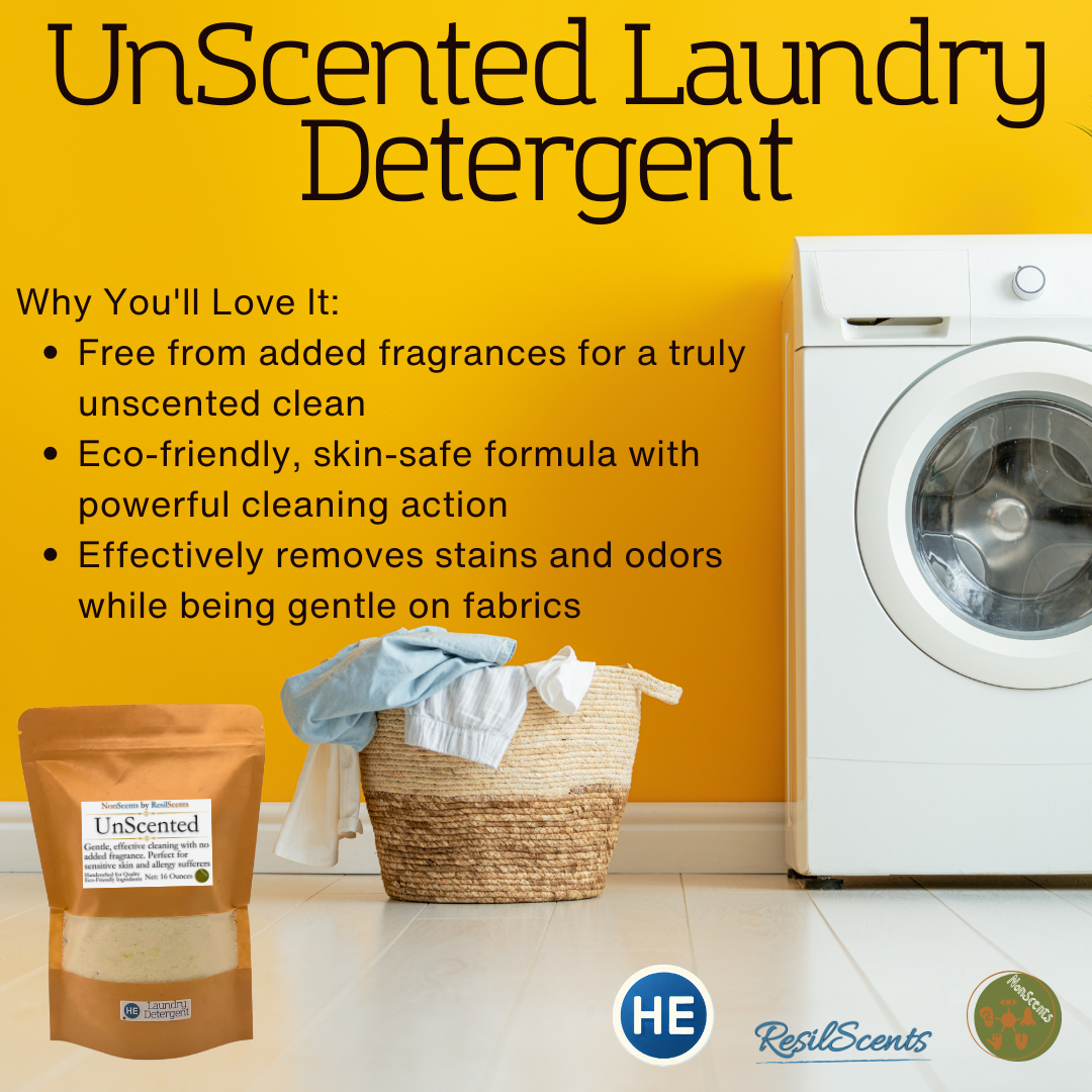 🧴 NonScents Laundry Detergent – Unscented Powder | ResilScents™