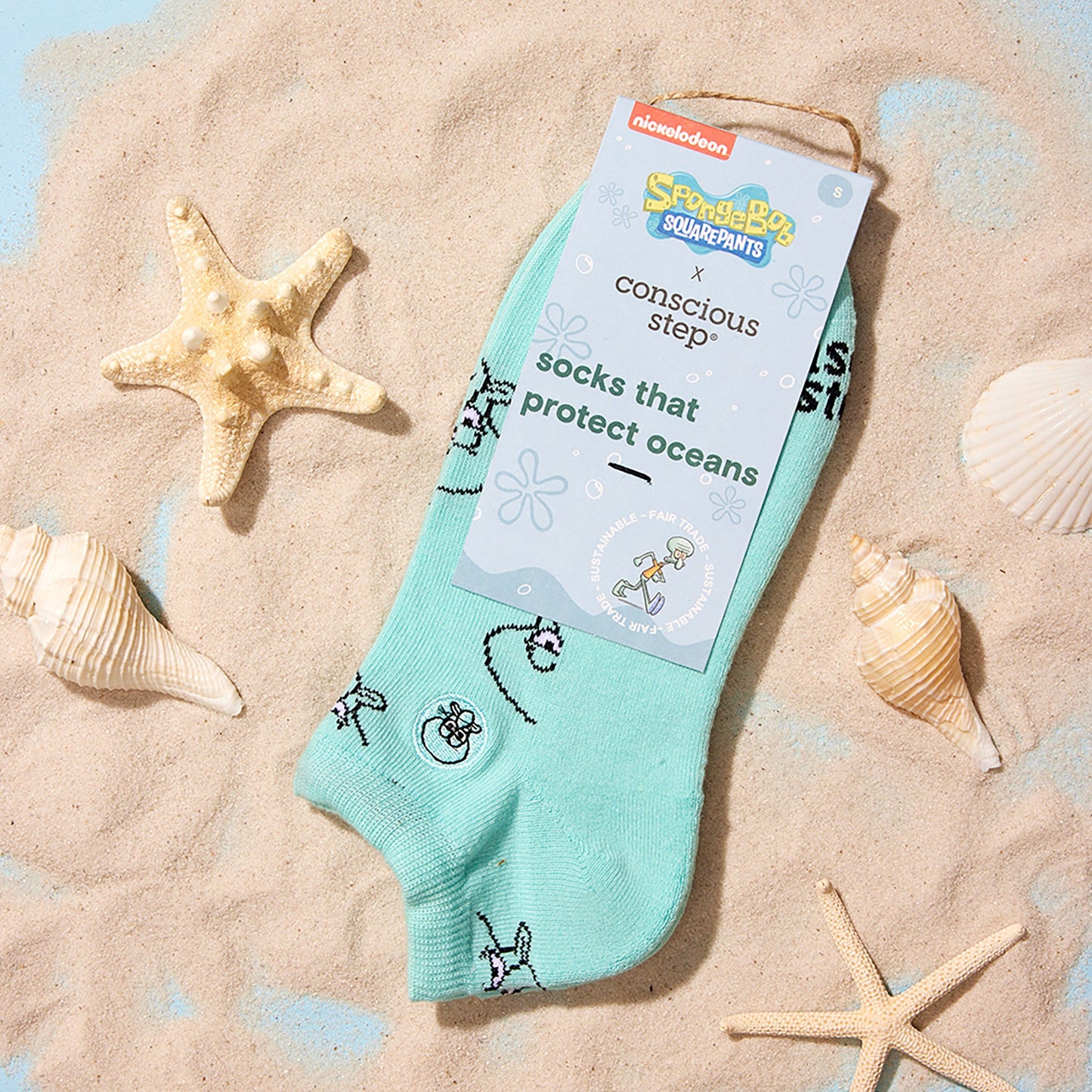 Squidward Socks that Protect Oceans | 