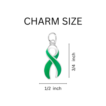 Green Ribbon Necklaces