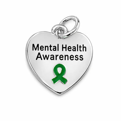 Heart Shaped Mental Health Charms
