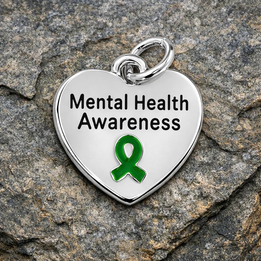 Heart Shaped Mental Health Charms