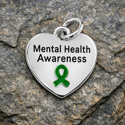 Heart Shaped Mental Health Charms