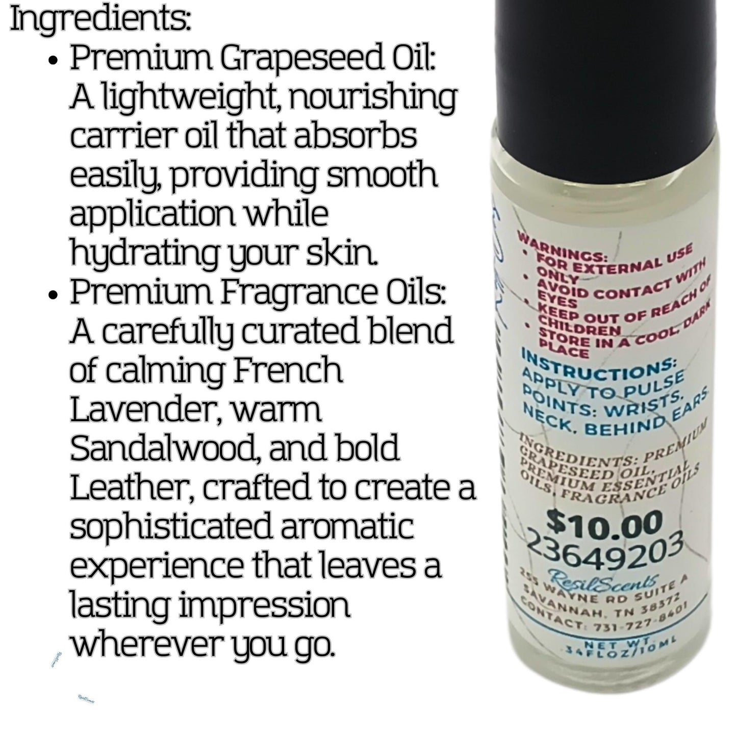 Mystique Roll-On Oil – Strength with Sophistication