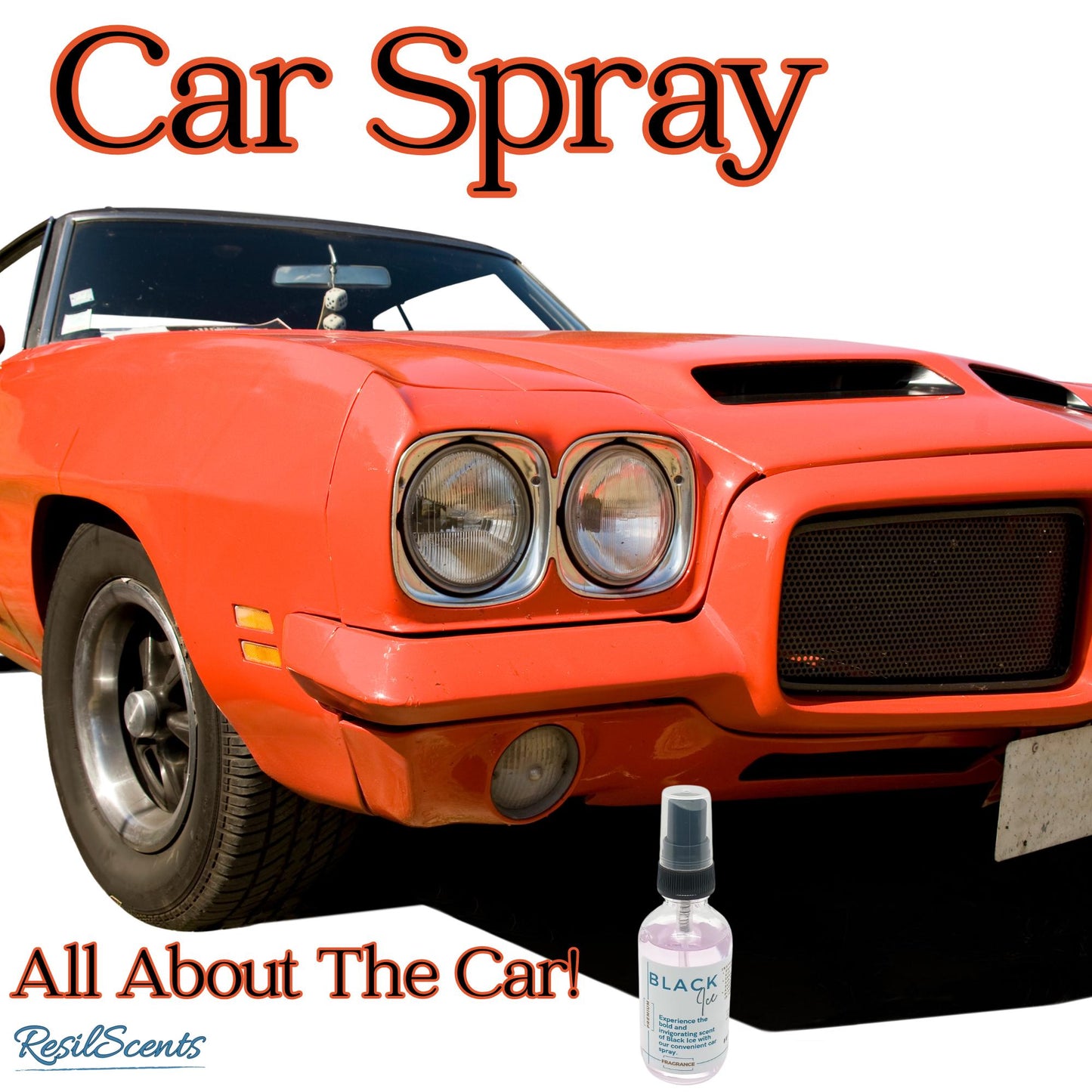 Glacial Edge Car Spray | Black Ice Type | ResilScents®