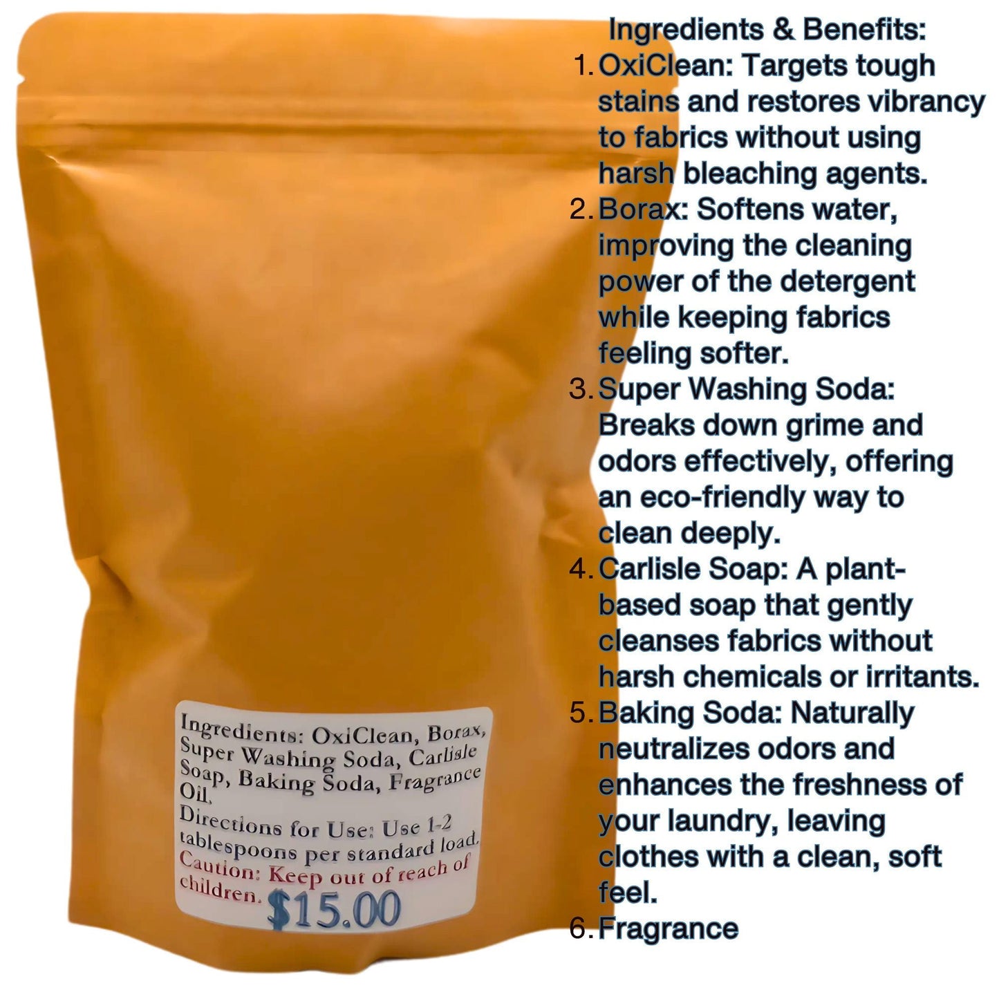 ☀️ Radiant Laundry Detergent – Eco-Friendly Citrus Scent | ResilScents™