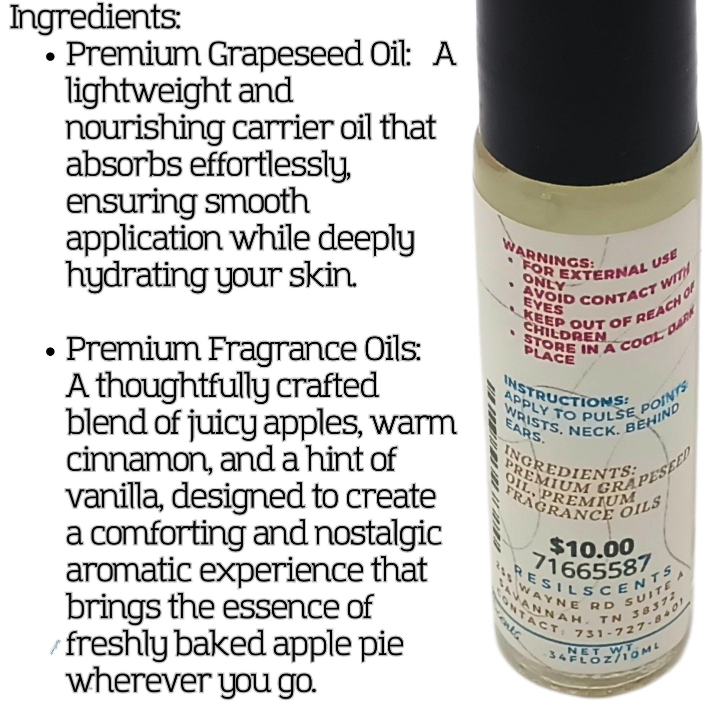 Apple Pie Roll-On Oil – Warm Comfort in Every Swipe