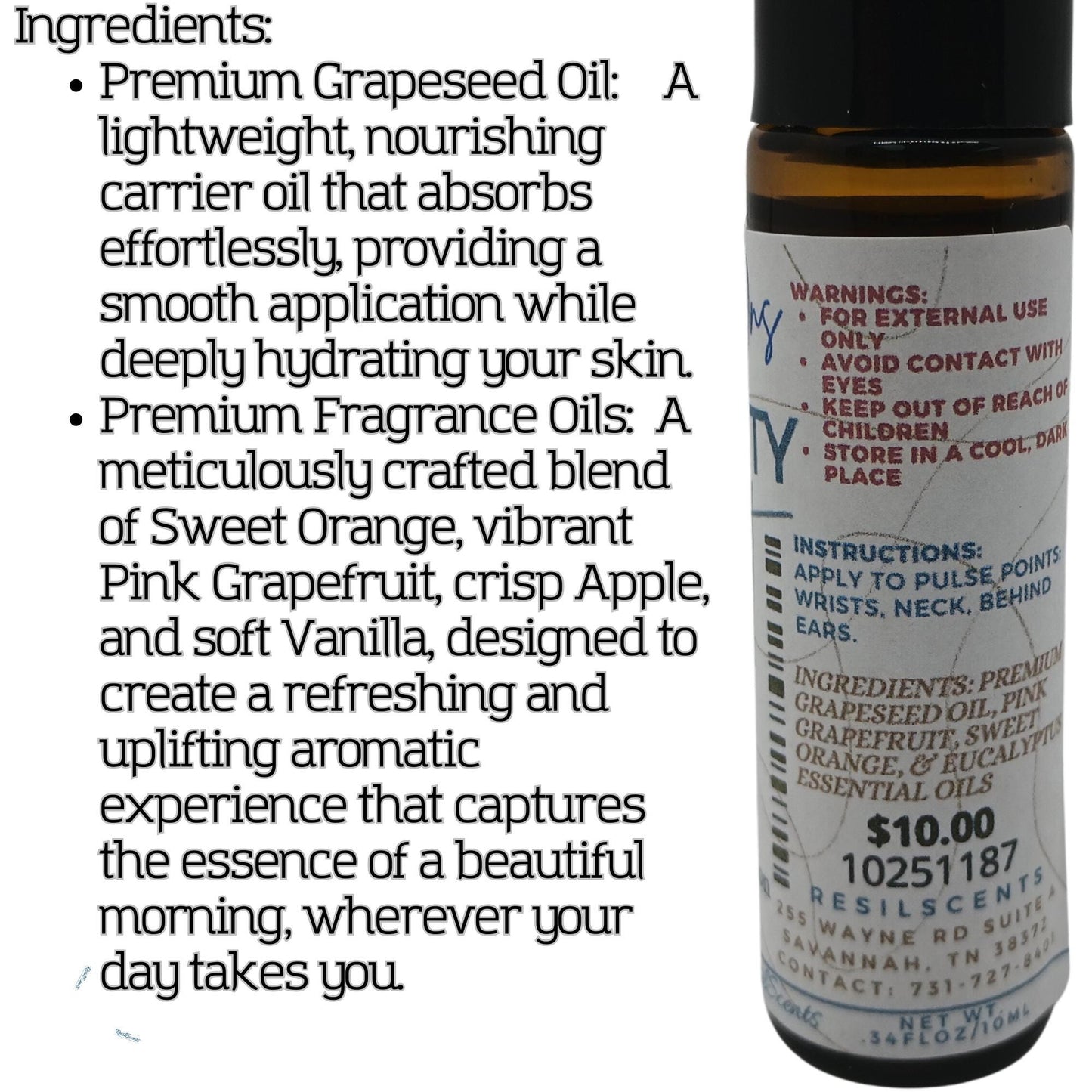Beautiful Morning Roll-On Oil – Fresh Apple & Floral Blend | 10 ml