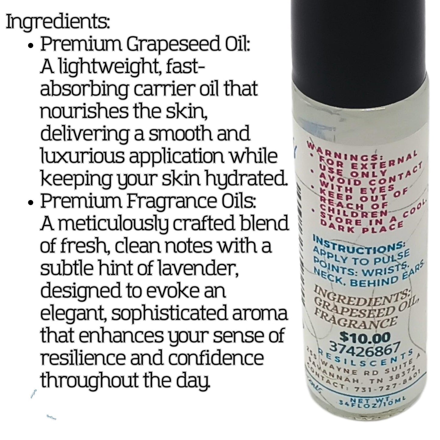 2.0 Roll‑On Oil – 10 mL | Hand‑crafted in Savannah, TN