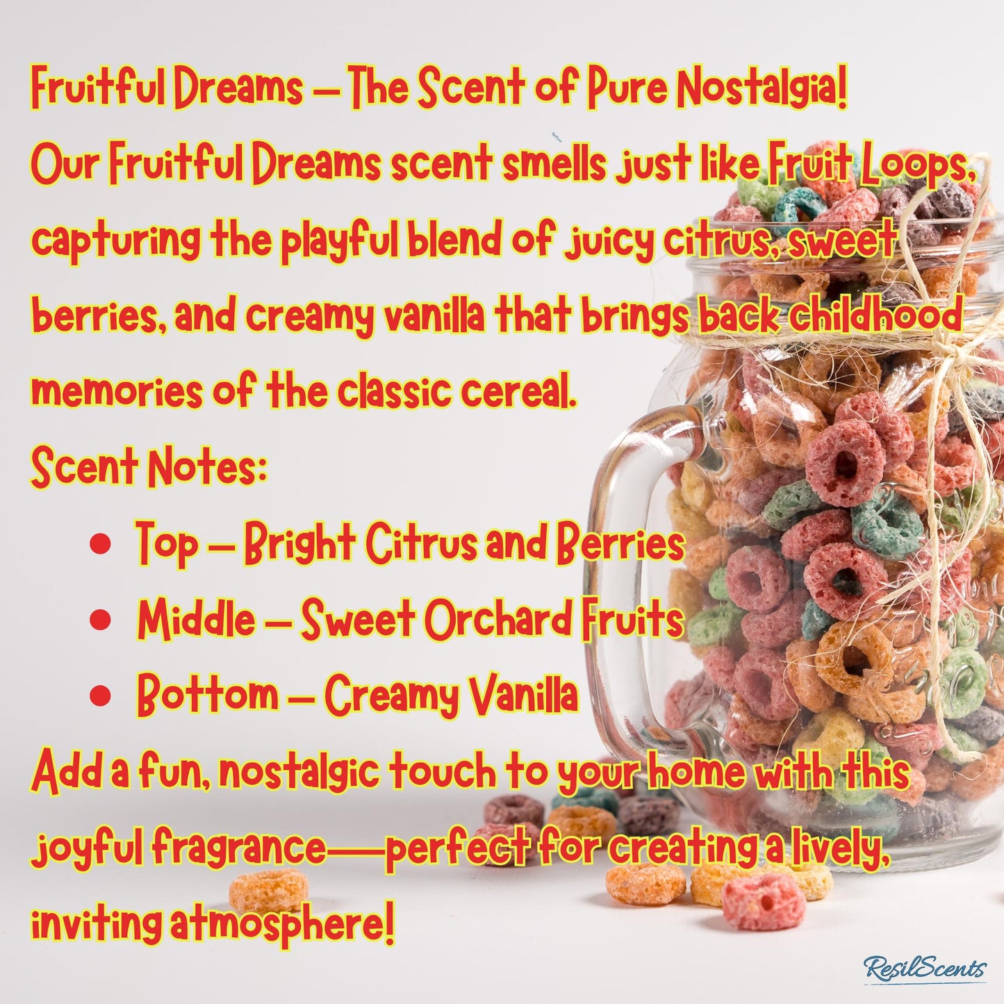 🍊 Fruitful Dreams ResilMelt™ – 2.4oz Soy Wax Melt