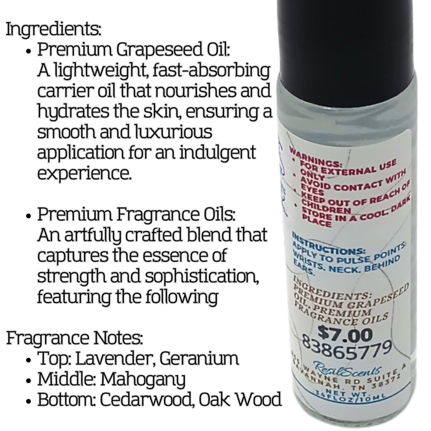 Forest Majesty Roll-On Oil – Where Strength Meets Serenity