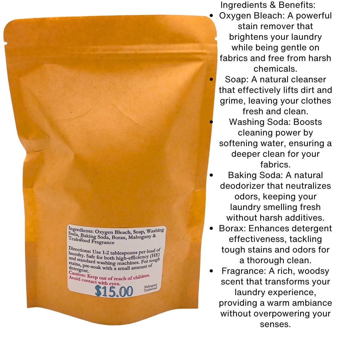 🌲 Forest Majesty Laundry Detergent – Mahogany Teakwood Type | ResilScents™