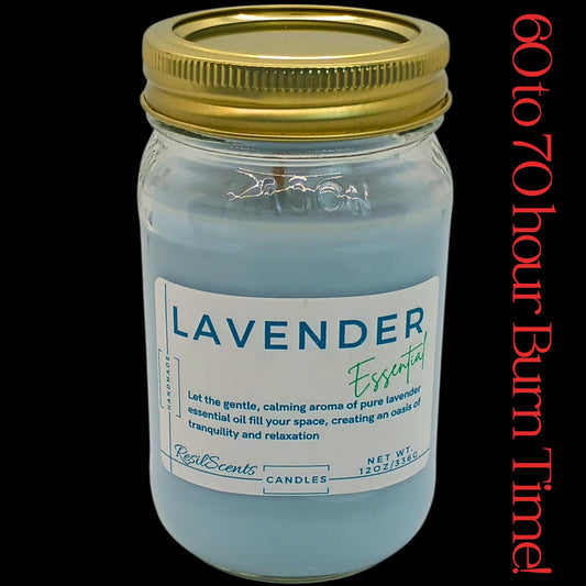 Lavender Essential Peace Candle – Calming & Soothing Aroma | A Perfect Spring Gift Candle