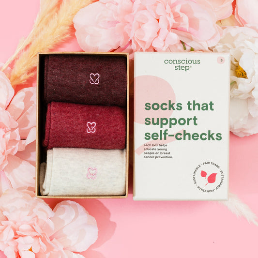 Socks that Support Self-Checks | box Sustainable Socks - Conscious Step