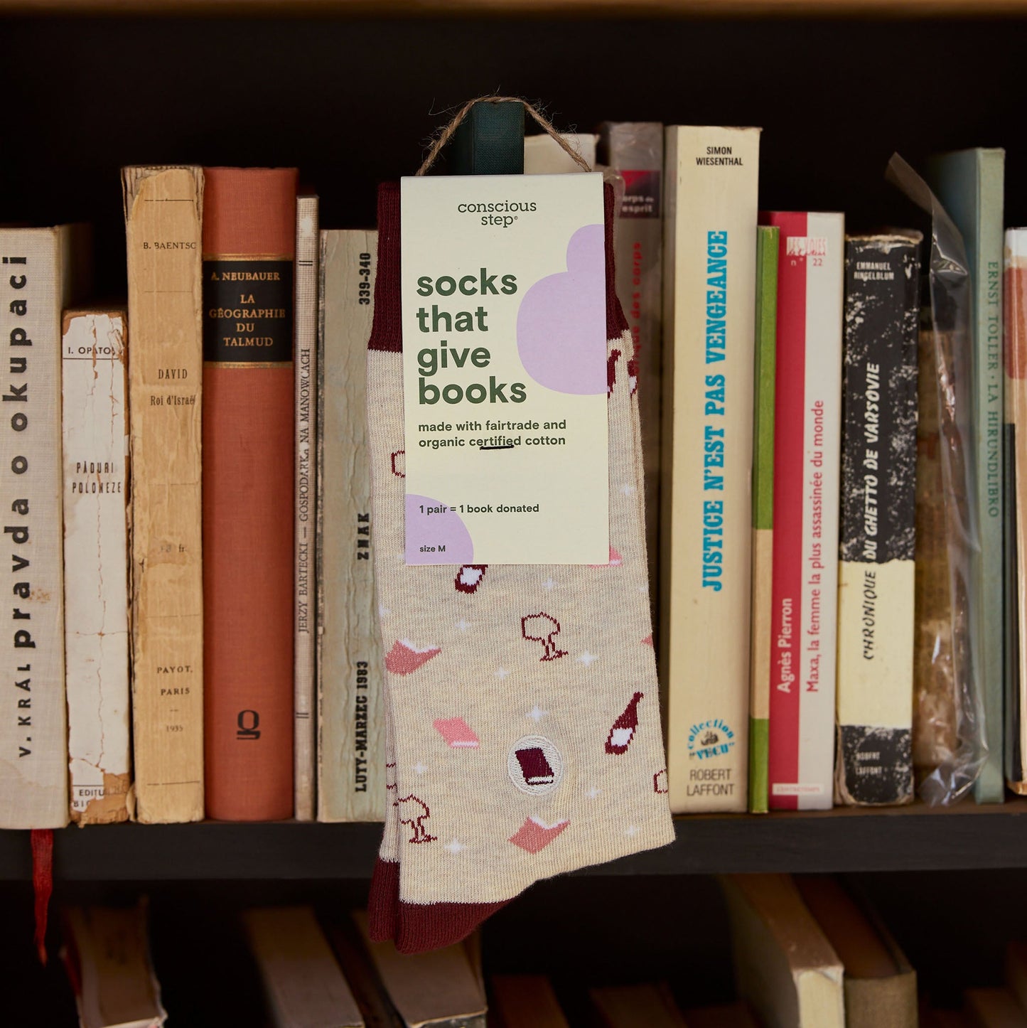 Socks that Give Books by ResilScents