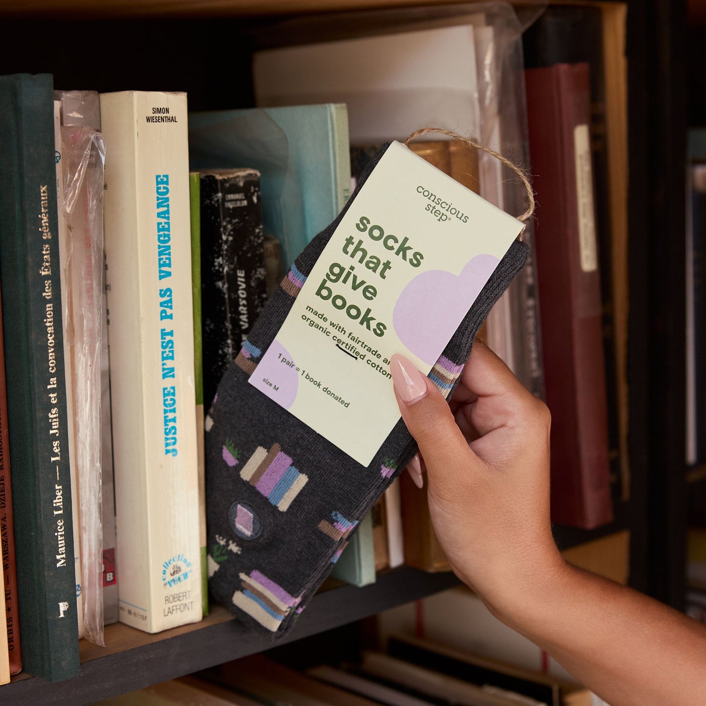 Socks that Give Books by ResilScents